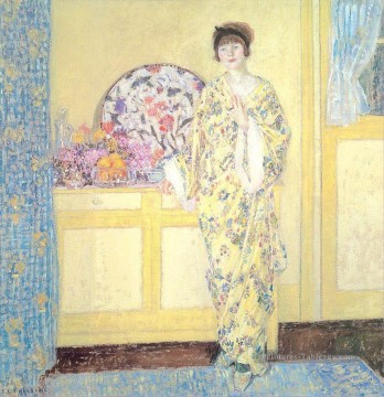 impressionniste art - La chambre jaune Impressionniste femmes Frederick Carl Frieseke
